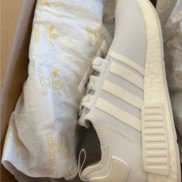 Adidas NMD_R1 White Runner Sneakers - Picture 2 of 4